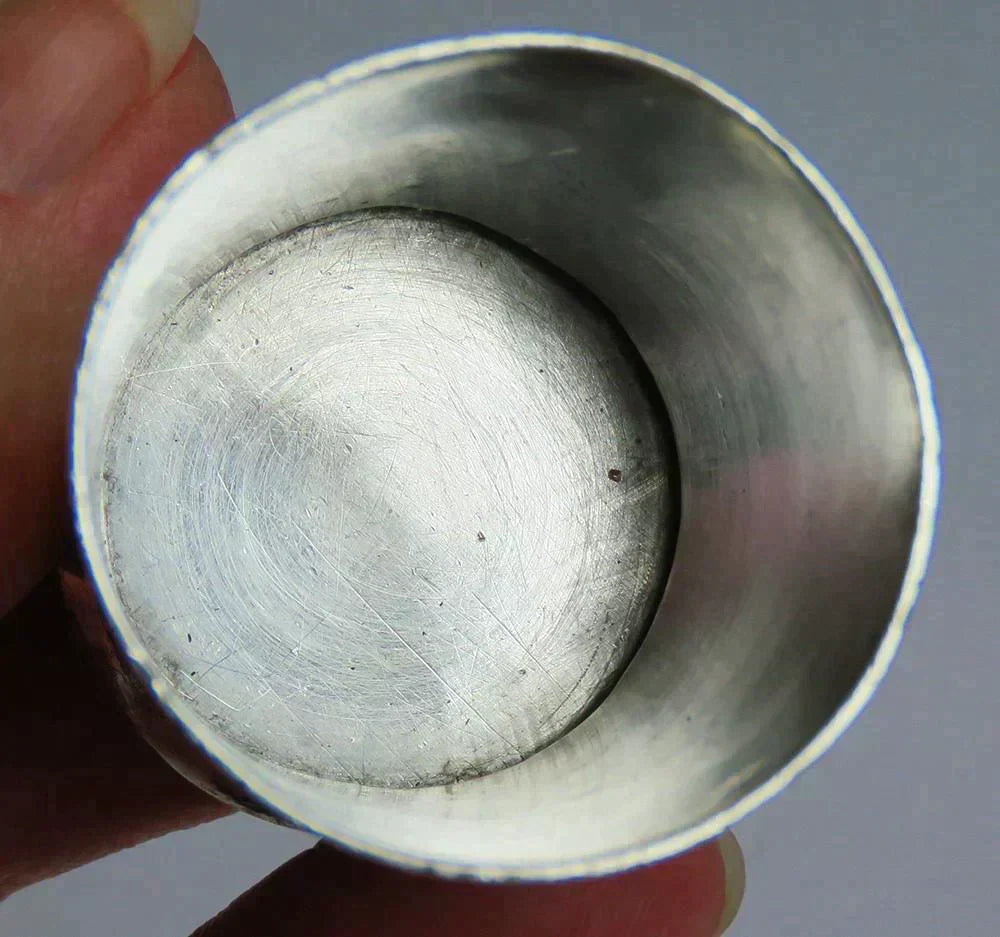 late 1800s/early 1900s Fantastic Turkish Silver Decanter / Ewer & 6 Cups Set