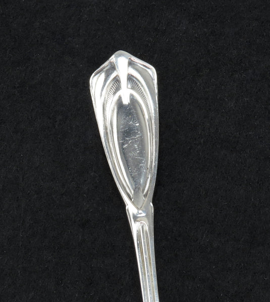 Charming c1900 German 800 Silver Art Nouveau Flower Tea Strainer Ladle Horovitz