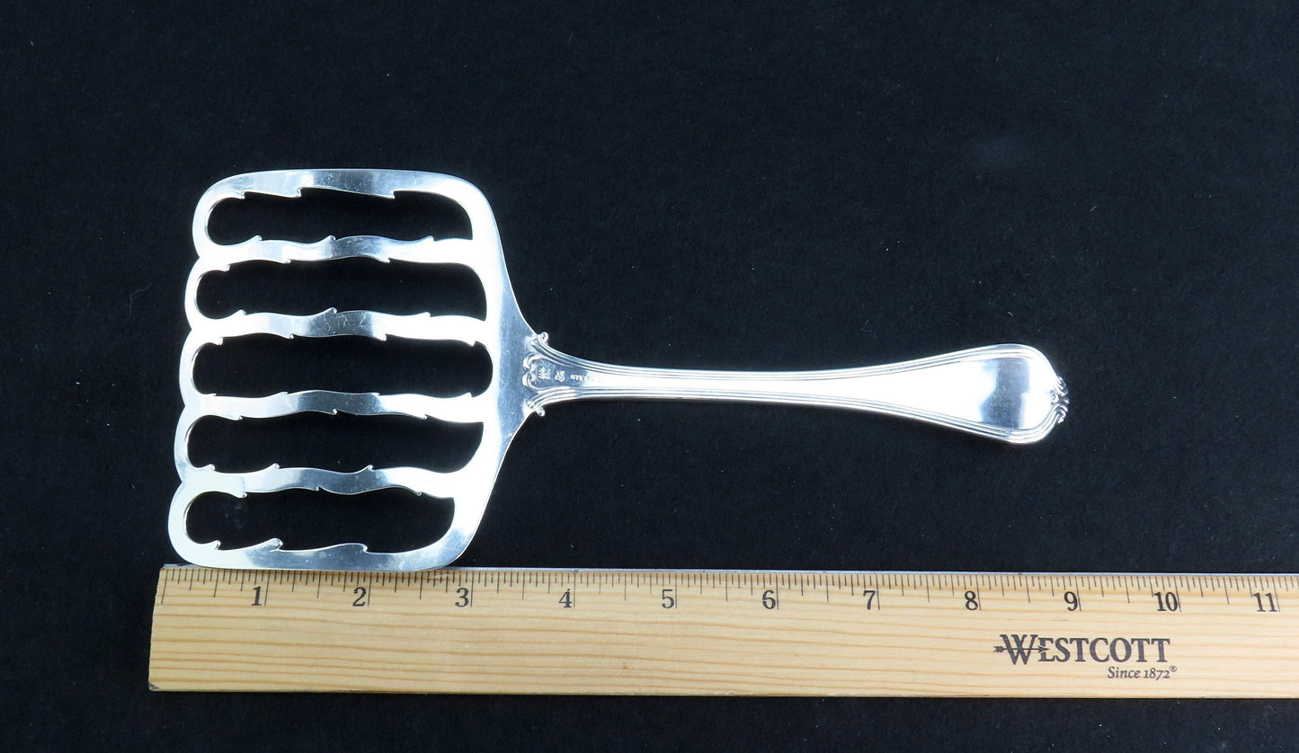 Rare Towle Paul Revere Sterling Silver Toast or Asparagus Server Pierced 9"