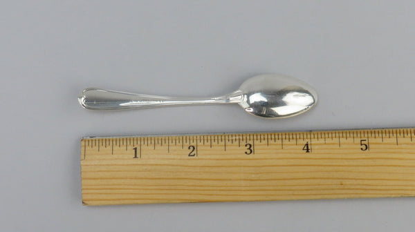 Great Set 12 J. E. Caldwell Antique Sterling Silver Demitasse Spoons D Mono