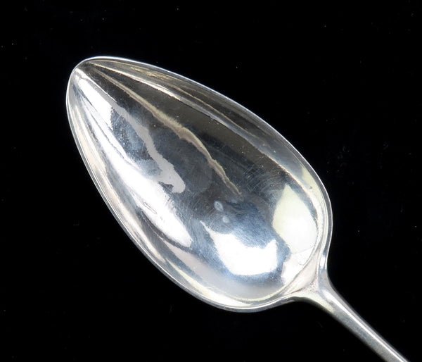 Lovely 1790s Coin Silver Serving Spoon Pointed End 9 Inches