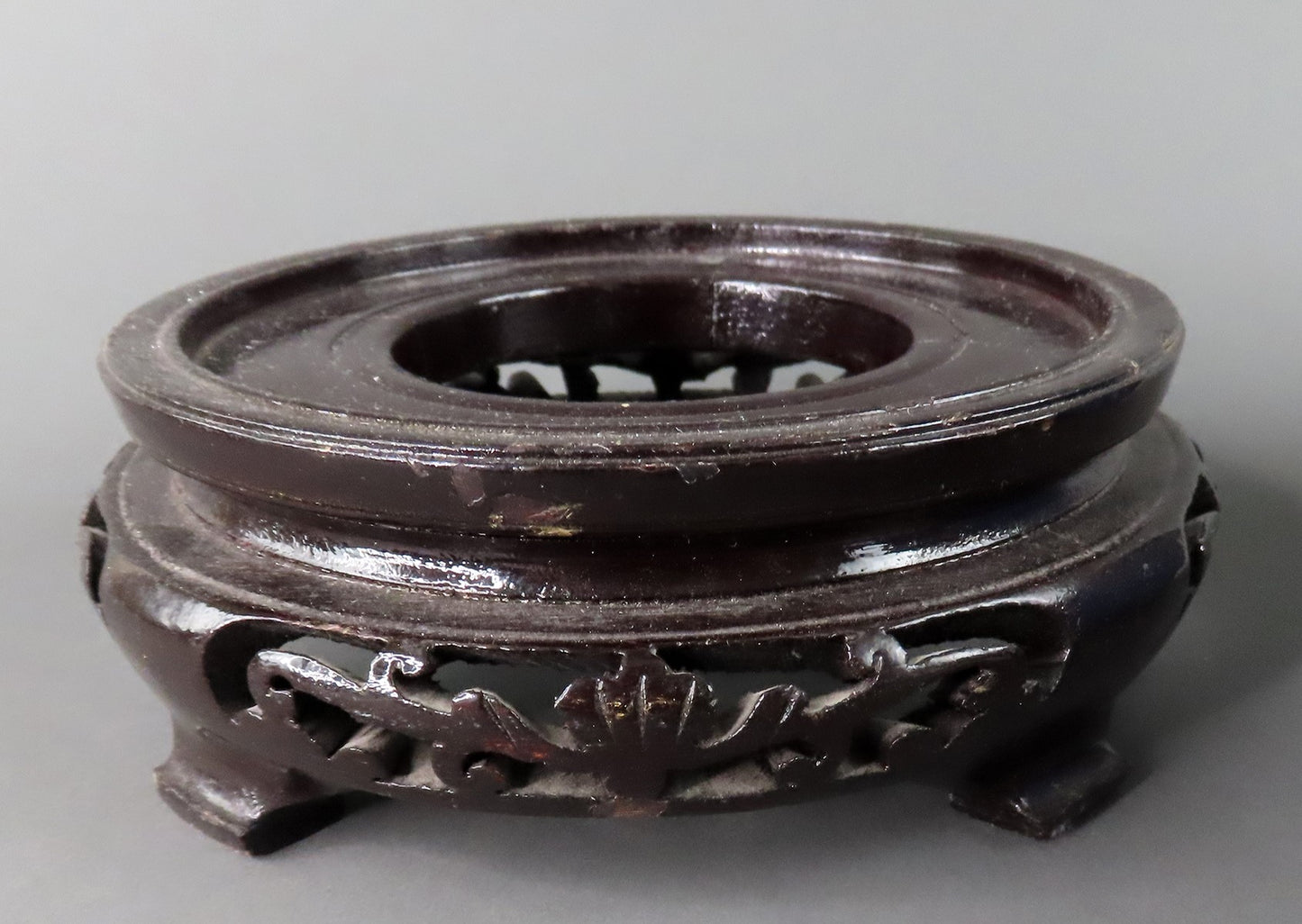 Beautiful Chinese Cloisonne 10" Bowl Prunus Cherry Plum Flowers Butterfly