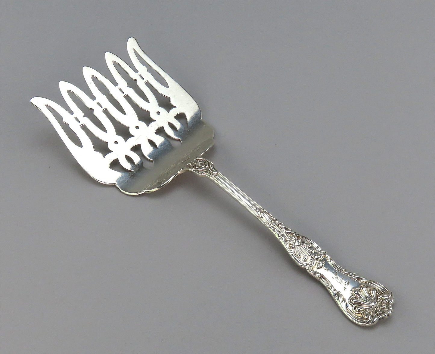 Handsome Gorham King George Sterling Silver Asparagus Server 9 3/8 in