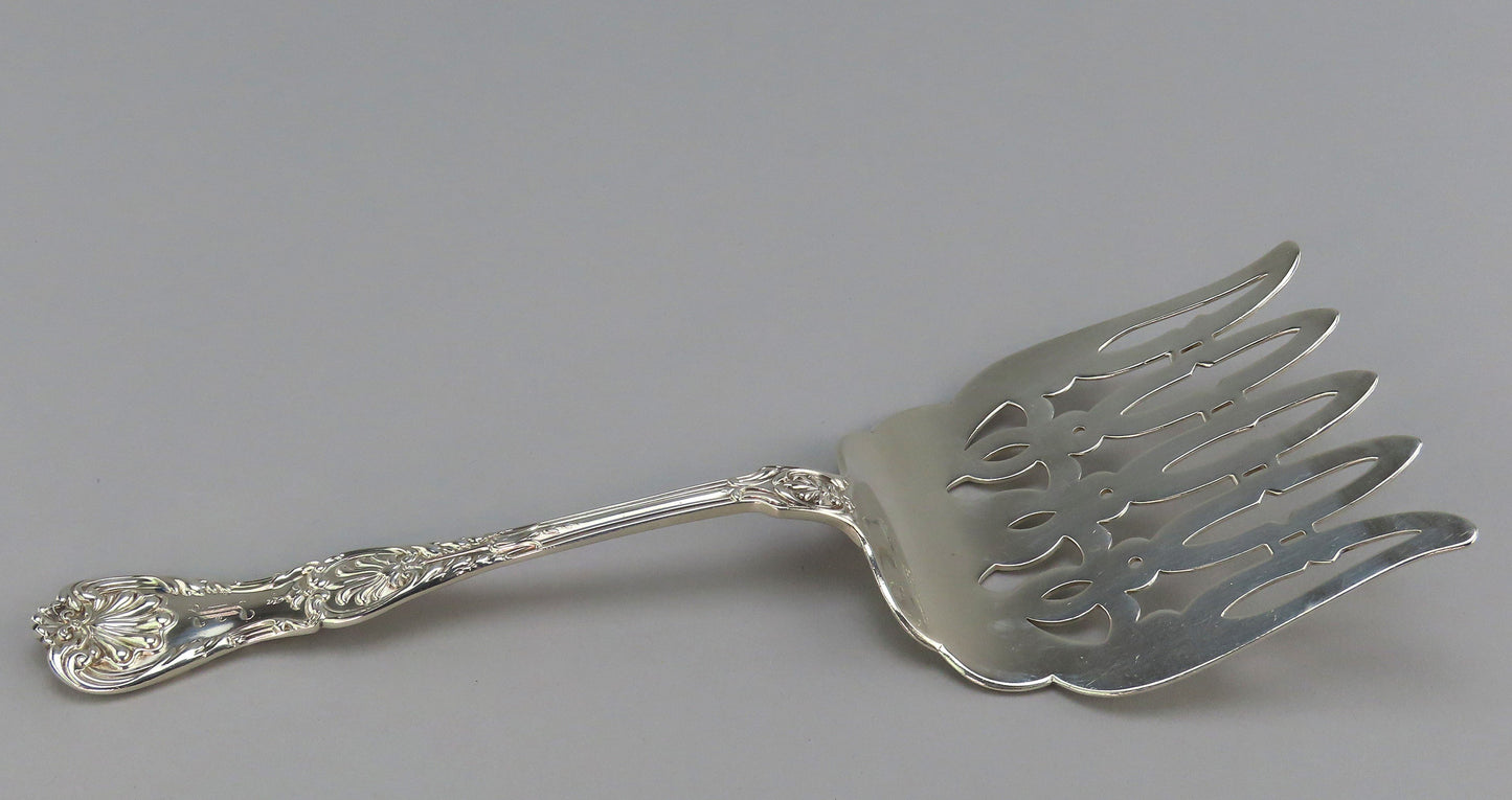 Handsome Gorham King George Sterling Silver Asparagus Server 9 3/8 in