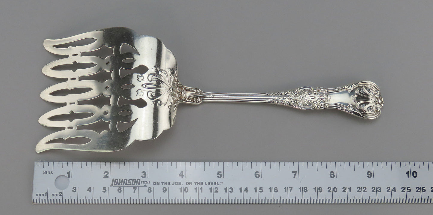Handsome Gorham King George Sterling Silver Asparagus Server 9 3/8 in