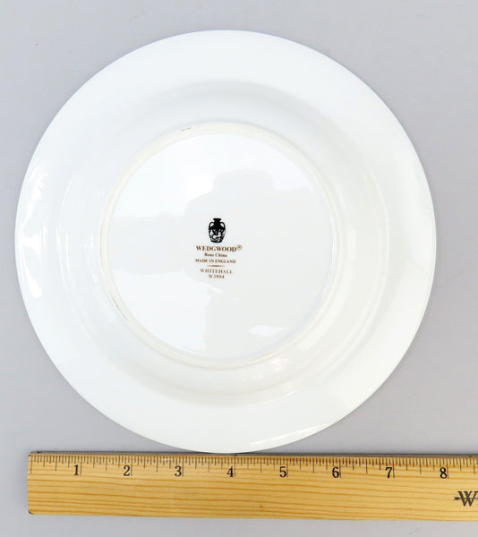 12 Wedgwood Whitehall W3994 Powder Ruby Bone China Rim Soup Bowls 8"