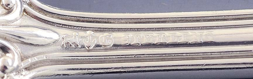 Heavy Gorham King George 1894 Sterling Silver Cheese Scoop 8 1/2"