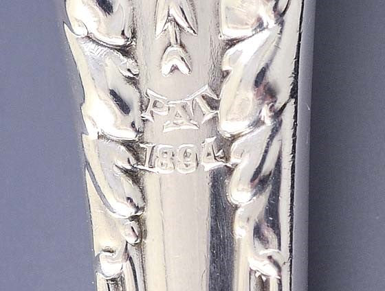 Heavy Gorham King George 1894 Sterling Silver Cheese Scoop 8 1/2"