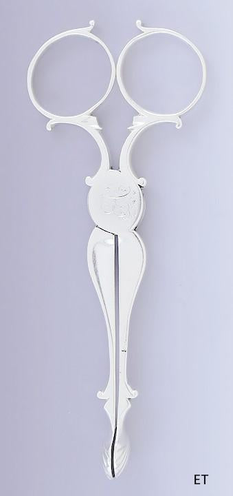 c1740-1755 Rare English Georgian Sterling Silver Sugar Nips Scissors Tongs
