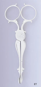 c1740-1755 Rare English Georgian Sterling Silver Sugar Nips Scissors Tongs