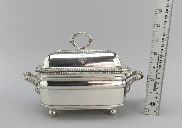 10th Duke of Hamilton Crest Food Warmer OSP Old Sheffield Plate c. 1820