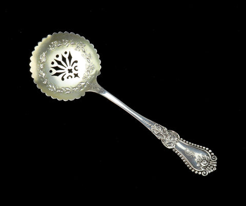 Rare c1895 Fessenden Sterling Silver Alice Cucumber Tomato Slice Server S Mono