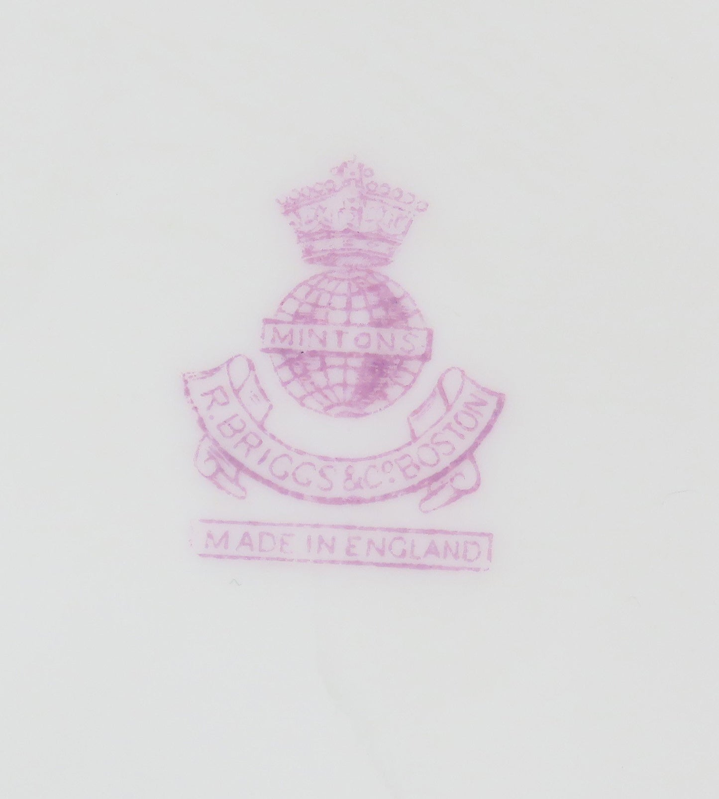 Great set 4 1898 Minton's Sky Blue China Floral Dessert Salad Plates