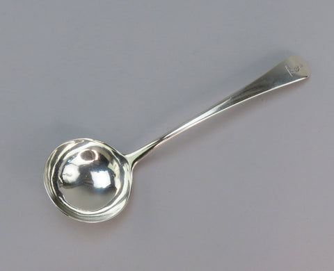 1785 Antique Sterling Silver Gravy or Sauce Ladle by Gabriel Sleath