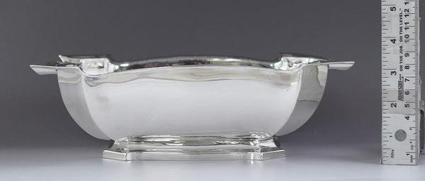 Antique 1910s-1920s Lovely International Sterling Silver Hand Engraved Bowl