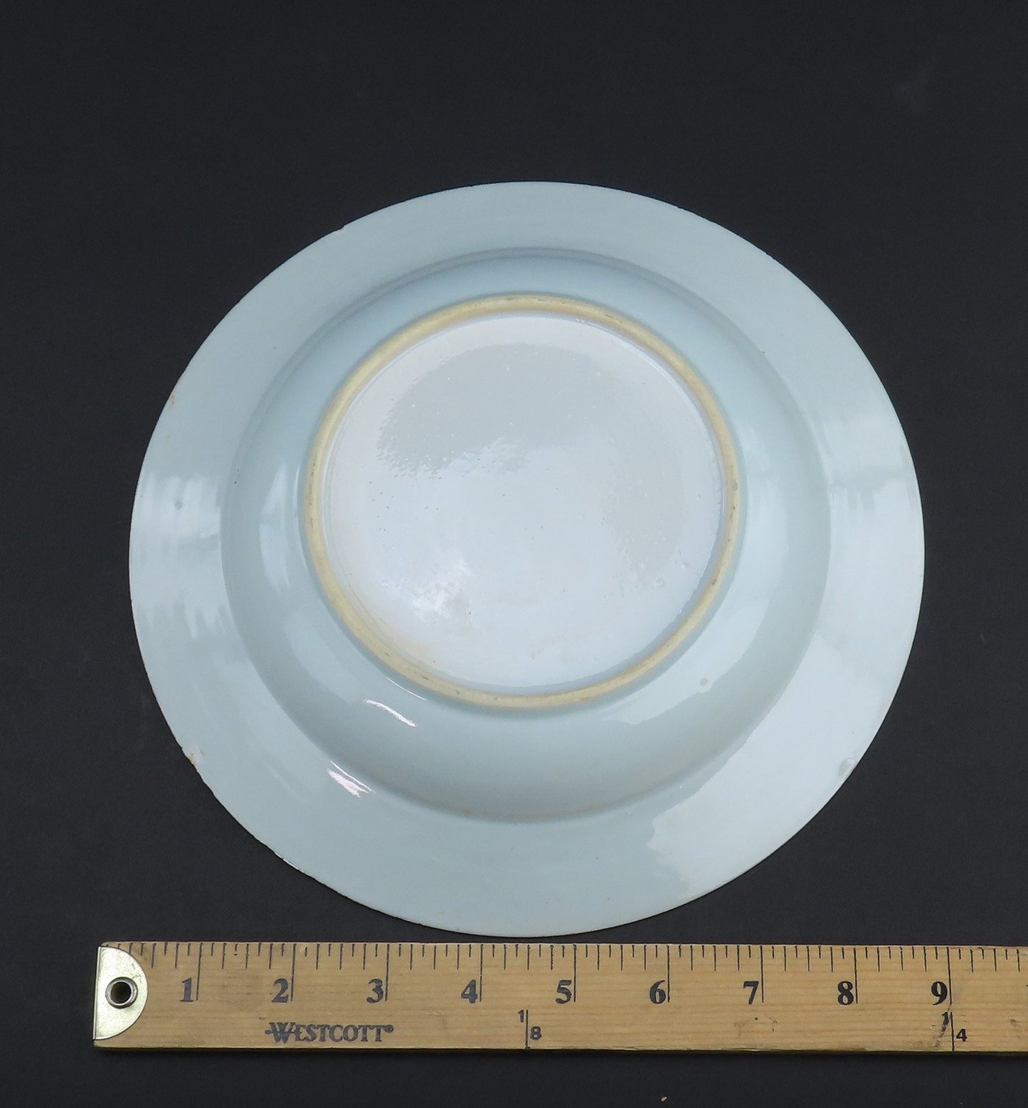 Superb Set 6 c1790s Chinese Export Porcelain Pink Floral 9" Soup Salad Bowls