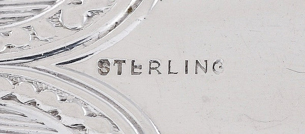 Antique Sterling Silver Gorham Domestic 1880 Shell Bowl Serving Spoon 9"