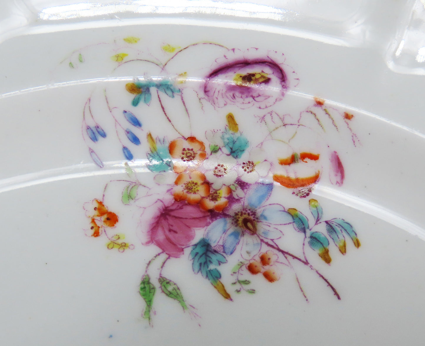 Fine set 17 English Staffordshire Davenport Sage Green Floral Gilt 9.5" Plates