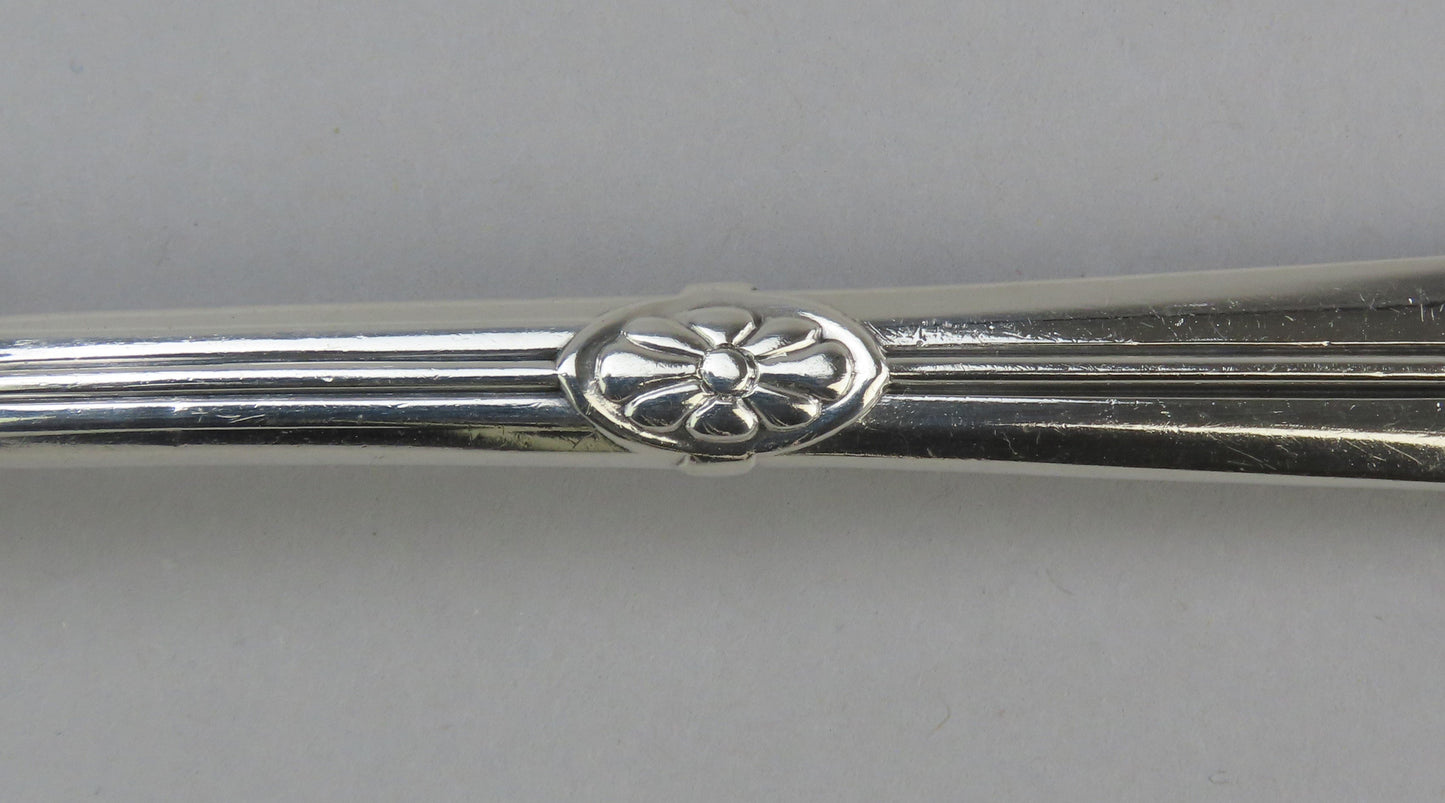 Pair Superb Antique Gorham Medallion Sterling Salad or Fish Forks