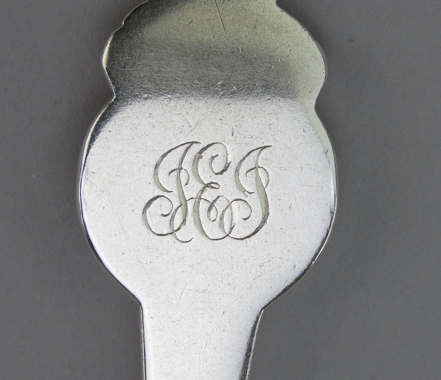 Pair Superb Antique Gorham Medallion Sterling Dinner Forks 7 3/8 inches