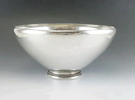 Vintage Georg Jensen Denmark 925 Sterling Silver 461A Serving Bowl 7.5"