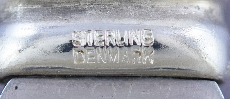 Georg Jensen Sterling Silver Acorn Croquette / Tomato / Egg Server 8"