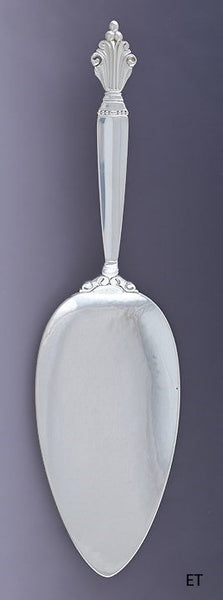 Fantastic Georg Jensen Sterling Silver Acanthus Pie Cake Pastry Server