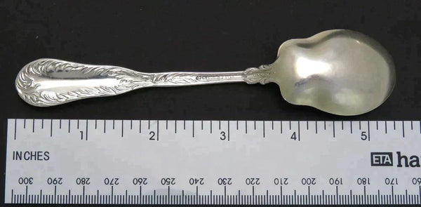 Gorgeous Set of 3 Sterling Silver Dominck & Haff No. 10 Pattern Dessert Spoons