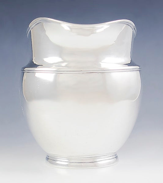 Antique 1900s American Arts & Crafts Sterling Silver Milk/Cream Pitcher 6.5"