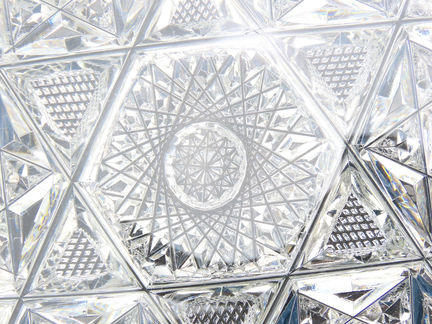 c1890 Stunning ABP American Brilliant Period Cut Glass Bowl 9 1/4" Diameter