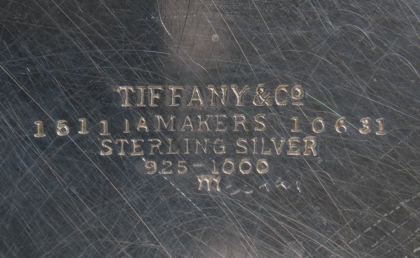 Rare Tiffany Co Sterling Silver Glass Compote Jam Jar Mustard Pot Mechanical Lid