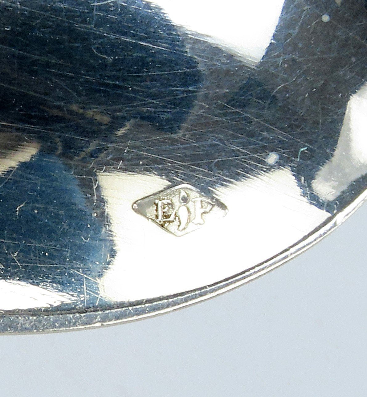 Superb Set Antique French 950 Silver Puiforcat Fiddle Shell Spoons w Great Crest