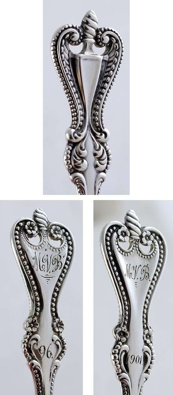 6 Fine Towle Sterling Silver Old Colonial Teaspoons
