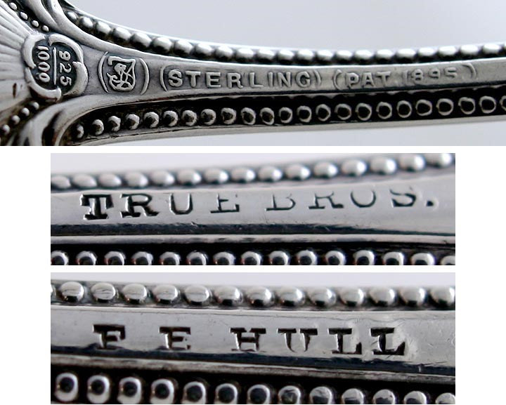 6 Fine Towle Sterling Silver Old Colonial Teaspoons