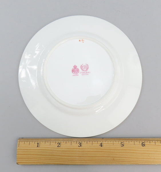 11 Minton Westminster K154 Bone China Bread Plates Cream w/ Gold 6 1/4 Inches