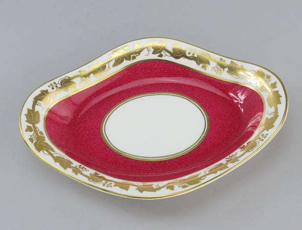 Mixed Wedgwood Whitehall W3994 Powder Ruby Demitasse Underplate Cream Soup Bowl