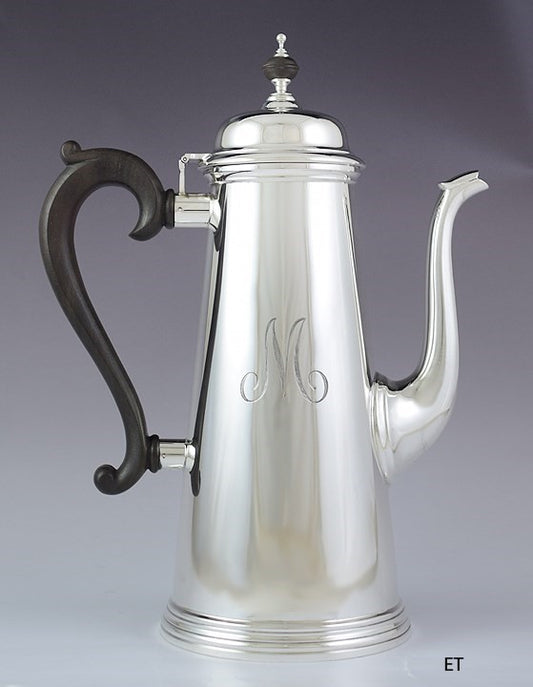 Impressive Tiffany & Co Sterling Silver Lighthouse Teapot / Coffee Pot M Mono