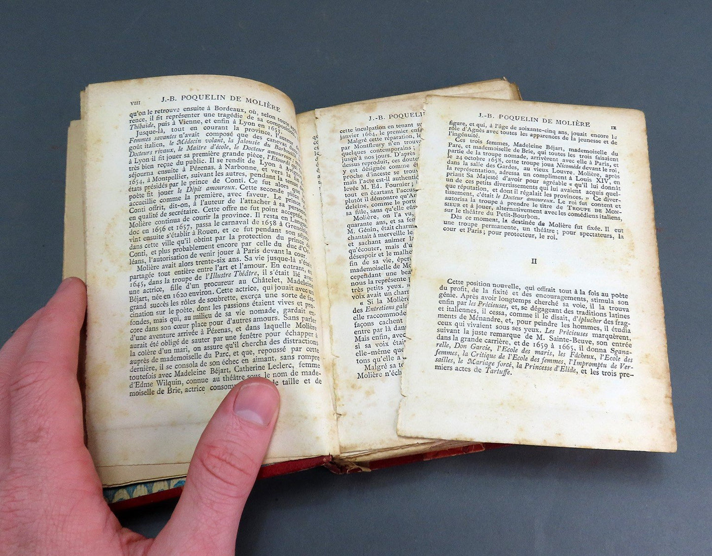 Great Set 8 Volume Complete Works of Moliere Paris, France Turn of the Century