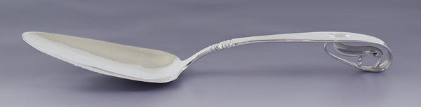 Antique American Arts Crafts Sterling Silver Handwrought Pastry Cake Pie Server