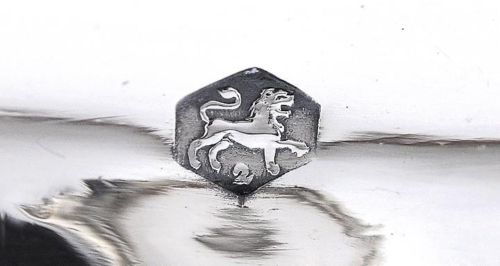 Antique 1848 Dutch Silver Covered Dish Sugar Pedestal Bowl 19th Century