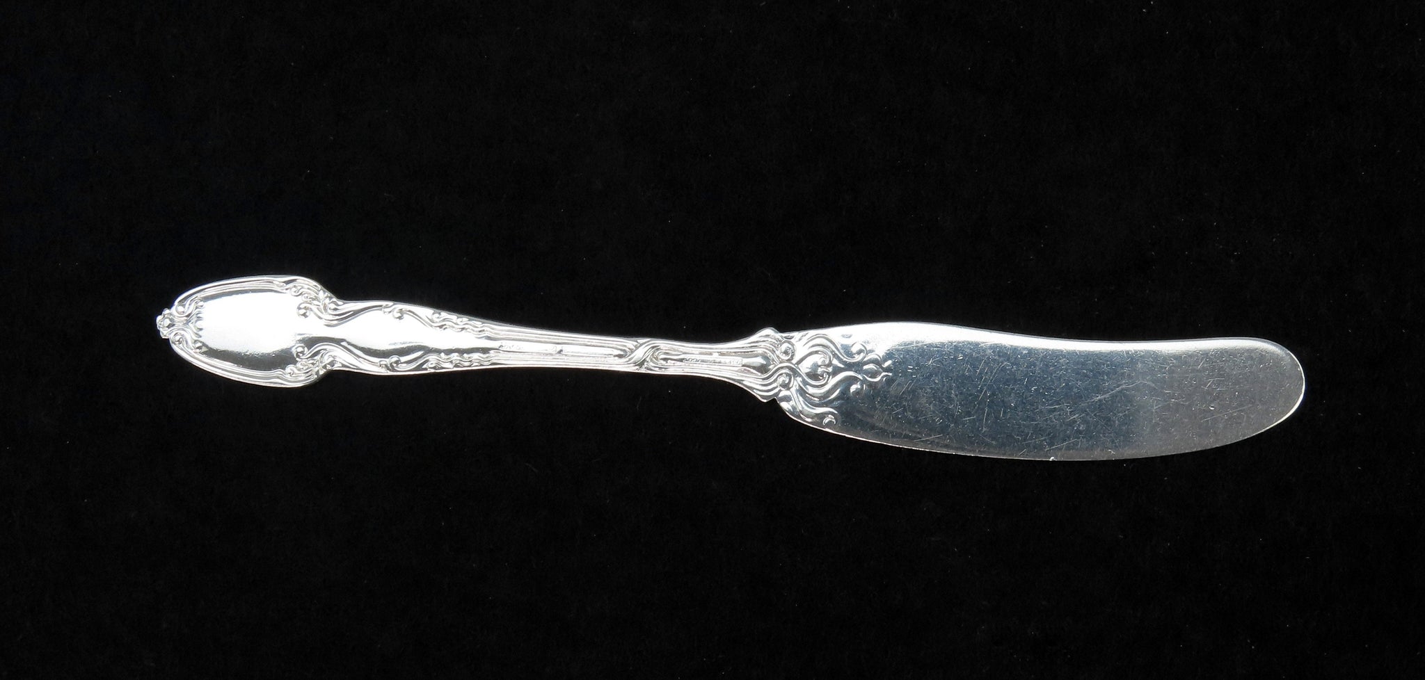 Rare Tiffany Co Sterling Silver Broomcorn Broom Corn Butter Knife Solid Spreader