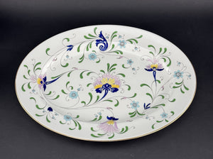 Coalport Pageant Pattern Oval Platter 15.25 x 11.5 Inches