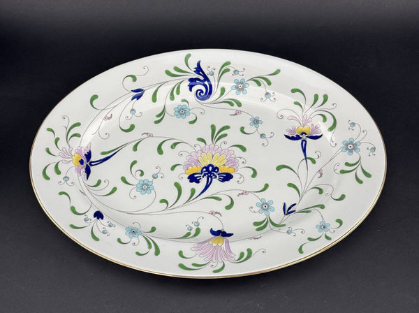 Coalport Pageant Pattern Oval Platter 15.25 x 11.5 Inches