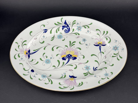Coalport Pageant Pattern Oval Platter 15.25 x 11.5 Inches