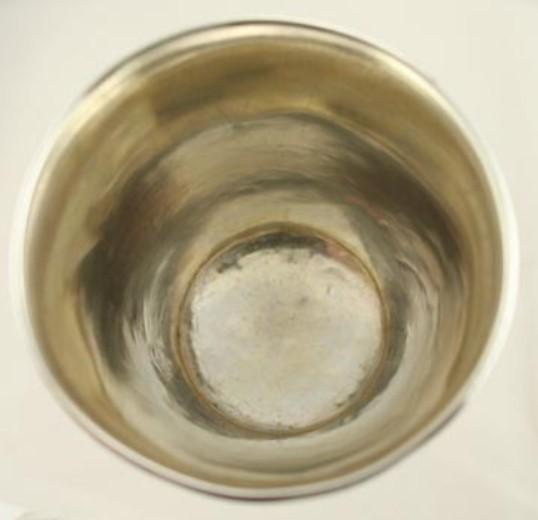 Antique c1680 Old Continental European Silver Beaker Cup 3 1/4"
