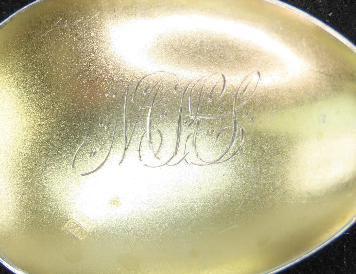 Superb Set 7 Italian 800 Silver Gilt City Souvenir Spoons Vatican Florence