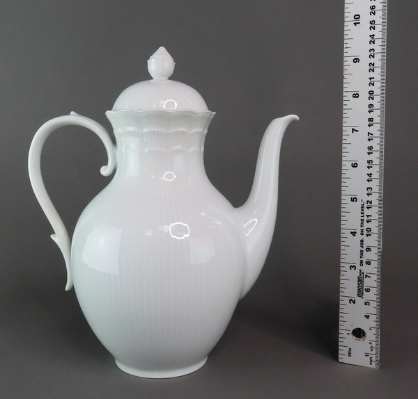 Beautiful Kaiser Romantica White Porcelain Coffee Pot 5 Cup Capacity