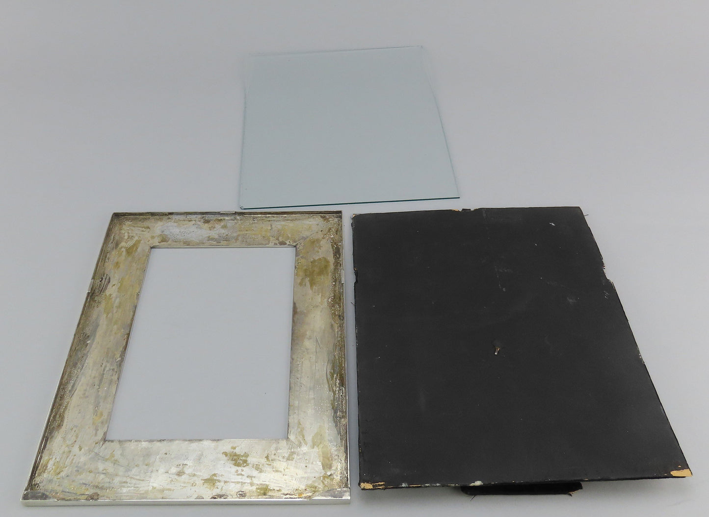 Exquisite Hand Carved Sterling Silver Aztec God Warrior Picture Frame OOAK