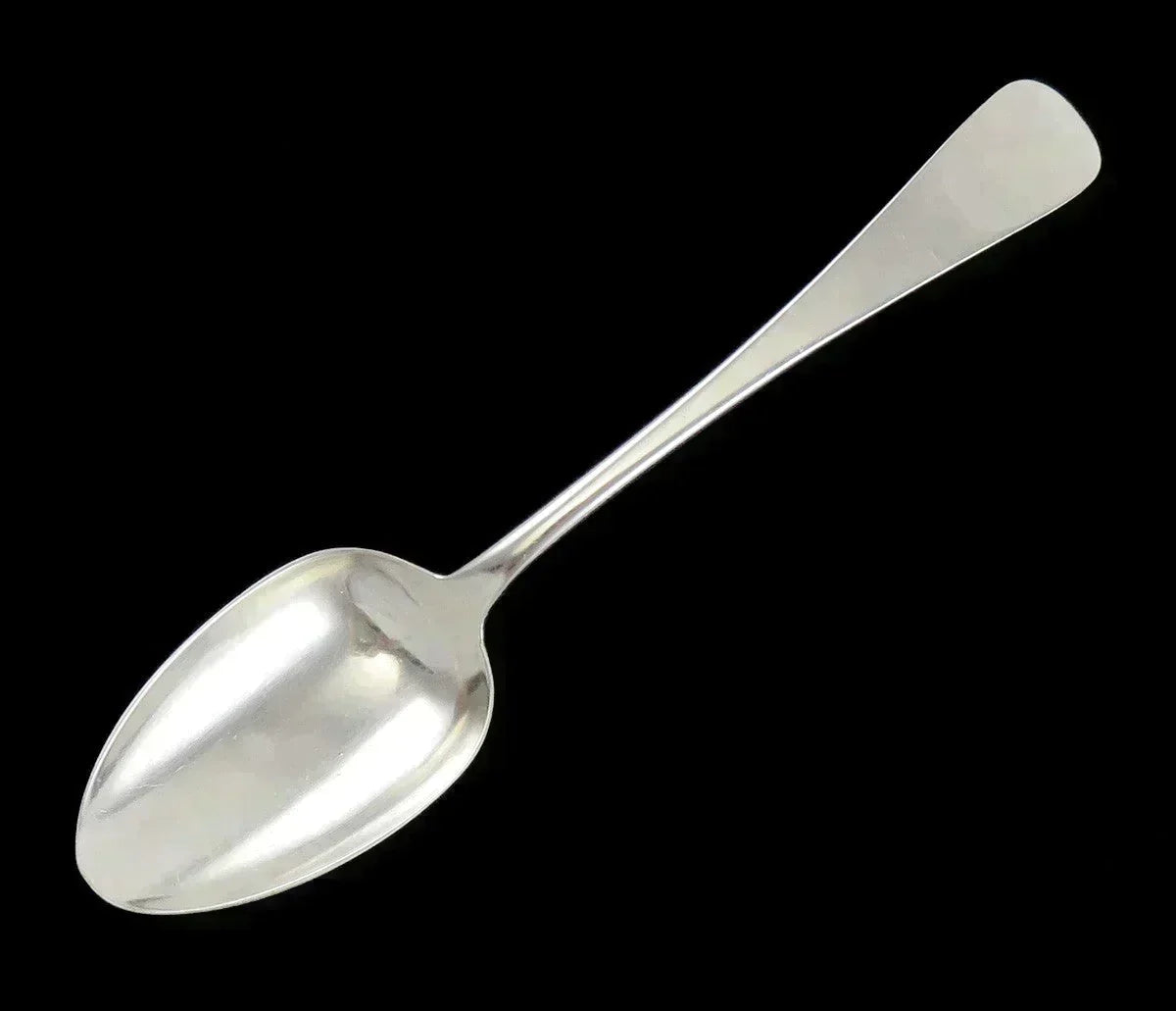 Antique 1821 Georgian English Sterling Silver Serving Spoon NO MONO 8 3/8"