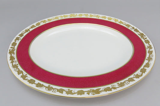 Great Wedgwood Whitewall W3994 Powder Ruby Bone China Platter 14 1/4" Long